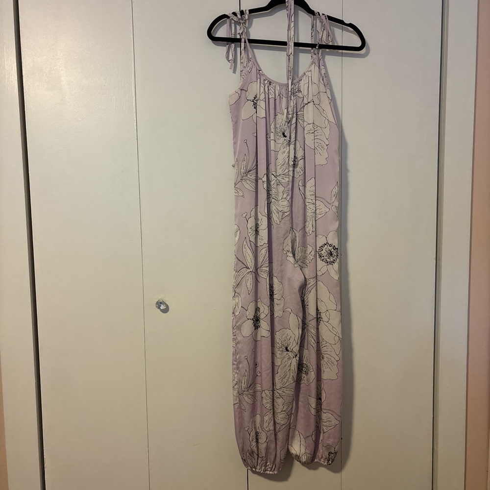 Victoria's Secret Lavender Floral Jumpsuit